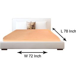 Stylista Beige Cotton Water Resistant Elastic Strap King Size  Mattress Protector-image-61
