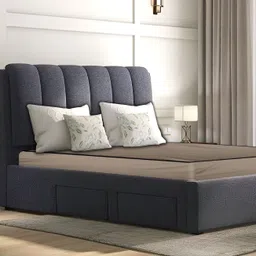 Stylista Beige Cotton Water Resistant Elastic Strap Queen Mattress Protector-image-94