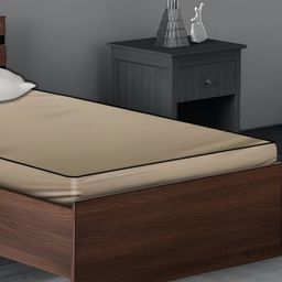 Stylista Beige Cotton Water Resistant Elastic Strap Mattress Protector-image-21