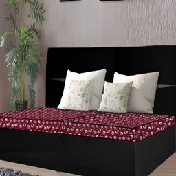 Stylista Brown 2 Pcs Printed Cotton Water Resistant Zippered  Mattress Protectors-image-11