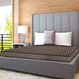 Stylista Brown Cotton Water Resistant Elastic Strap King Size Mattress Protector-image-34
