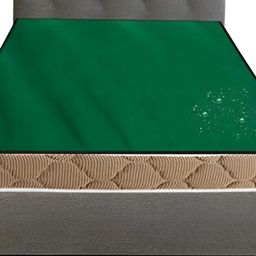 Stylista Green Cotton Water Resistant Mattress Protector-picture-16