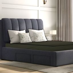 Stylista Green Cotton Water Resistant Mattress Protector-image-15