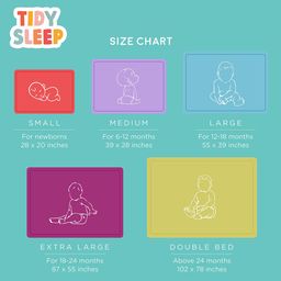 TIDY SLEEP Kids Set Of 2 Pink & Red Water Proof Mattress Protector image 4