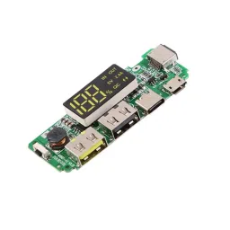 18650 5V 2.4A Lithium, Battery Digital Display, Charging Module Dual, USB Output Band, Display Booster, module image 1