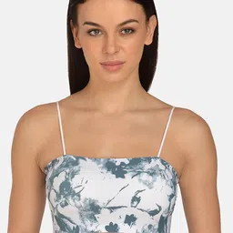 mod & shy White & Grey Printed Non-Wired Lightly Padded Bralette Bra MS249-picture-49
