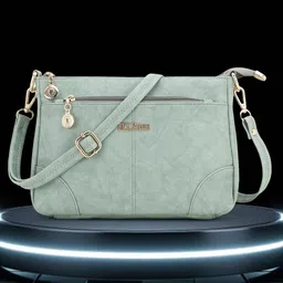 WOMEN MARKS Textured Structured Sling Bag-22