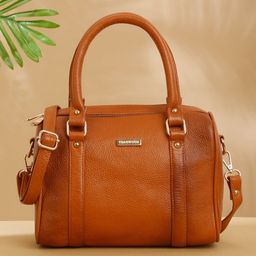 Teakwood Leathers Textured Structured Handheld Bag-51