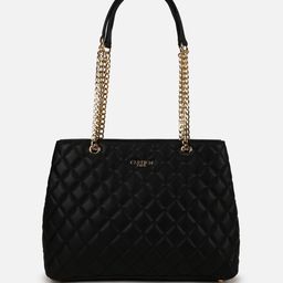 Carlton London Shopper Tote Bag with Quilted-53
