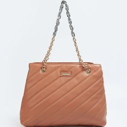 CODE by Lifestyle Textured Structured Shoulder Bag-image-21