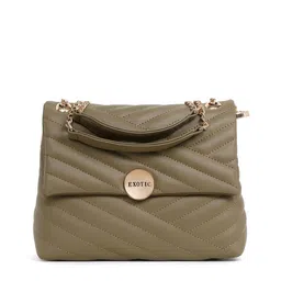 Exotic Structured Sling Bag with Quilted image 2