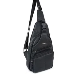 CIMONI Unisex Leather Crossbody Bag image 4