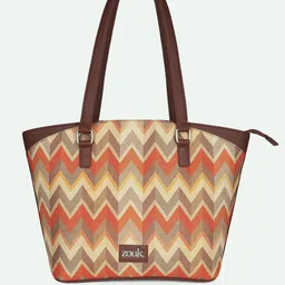 ZOUK Textured Structured Handheld Bag with Quilted image 2