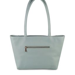 Mochi Green Textured PU Structured Shoulder Bag with Quilted image 4