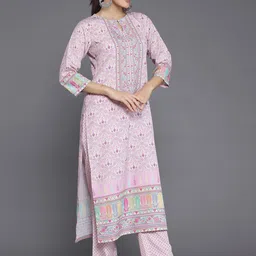 Libas Ethnic Motifs Printed Regular Kurta with Trousers & Dupatta image 4