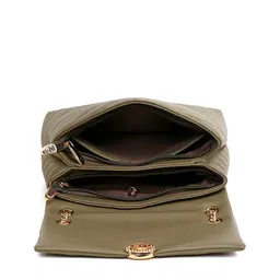 Exotic Structured Sling Bag with Quilted image 4