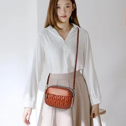 SYGA Textured Structured Sling Bag image 5
