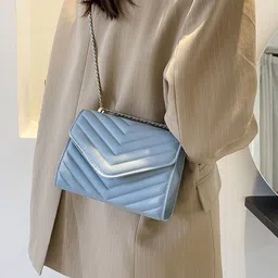 FARGO Textured Structured Sling Bag with Quilted image 2