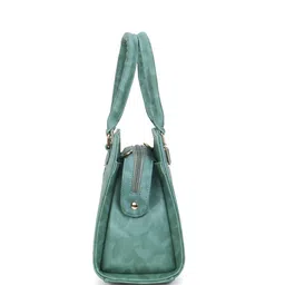 WOMEN MARKS Abstract Printed Structured Handheld Bag image 5