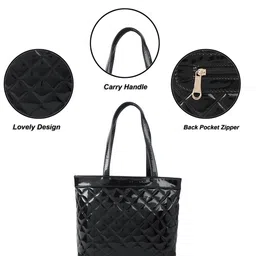 YOYOWING Textured Structured Shoulder Bag image 3