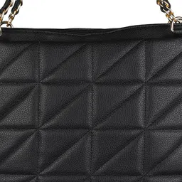 MINI WESST Textured Structured Handheld Bag with Quilted image 5