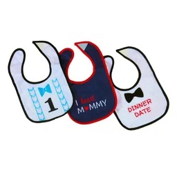 Baby Moo Infant Kids Pack Of 3 Printed Bibs-51