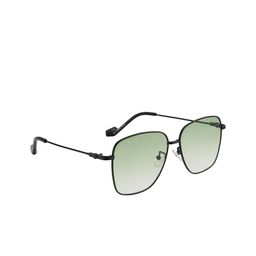 Ted Smith Unisex Green Lens & Black Square Sunglasses with UV Protected Lens image 3