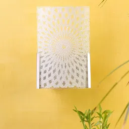 Devansh White Textured Glass Wall Mounted Lamp-picture-16