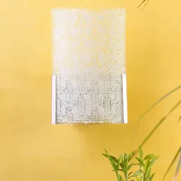 Devansh White Textured Glass Wall Mounted Lamp-picture-17
