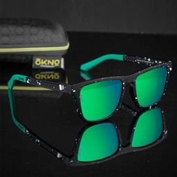 OKNO Unisex Rectangle Sunglasses with Polarised and UV Protected Lens-15