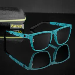 OKNO Unisex Rectangle Sunglasses with Polarised and UV Protected Lens-18