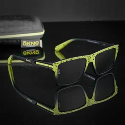 OKNO Unisex Rectangle Sunglasses with Polarised and UV Protected Lens-16