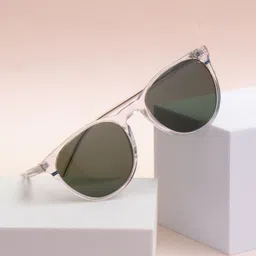 Ted Smith Unisex Round Sunglasses with Polarised and UV Protected Lens SUN-SHERYL2_C6-15