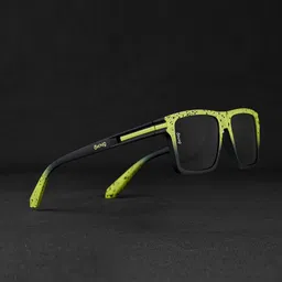 OKNO Unisex Rectangle Sunglasses with Polarised and UV Protected Lens image 2
