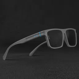 OKNO Unisex Rectangle Sunglasses with Polarised and UV Protected Lens image 4