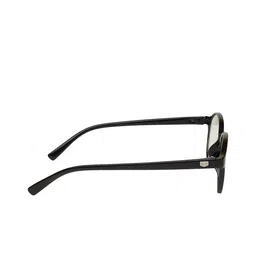 GARTH Unisex Yellow Lens & Black Round Sunglasses with UV Protected Lens image 3
