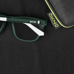 OKNO Unisex Rectangle Sunglasses with Polarised and UV Protected Lens image 3