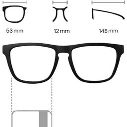 OKNO Unisex Rectangle Sunglasses with Polarised and UV Protected Lens image 5