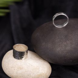 Studio One Love Set Of 2 Brass-Plated Ring-image-65