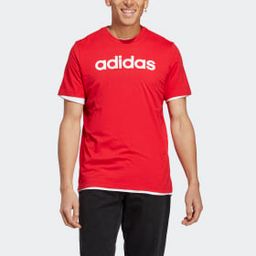 essentials single jersey linear embroidered logo tee men training men training-52