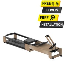 Rowing Machine Woodrower, Self Powered, Compact, Smart, 9 kg Flywheel, Quiet-18