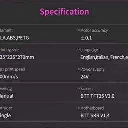 biqu B1 FDM 3D Printer with Touch Screen, Dual-System Filament Detection, Removable Build Plate Print 3D Printer image 5