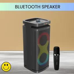 SACRO A1 (PORTABLE BLUETOOTH PARTY SPEAKER) HD Quality Audio &Wireless Karaoke MicO330 40 W Bluetooth Party Speaker-image-61