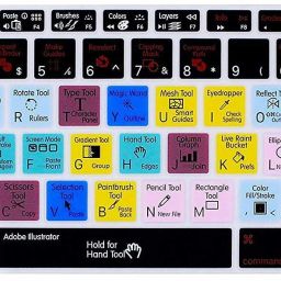 Saco Hot Key Function Shortcut Silicone Keyboard Cover Skin Adobe Illustrator Laptop Keyboard Skin-7