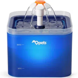 Automatic Pet Water Fountain with LED Light Cat Drinking Fountain with Filter-picture-0