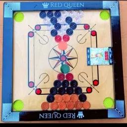 Carrom with Ludo and snake 4 cm Carrom Board-image-23