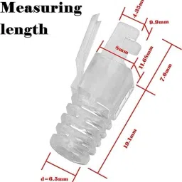WiredCom Ethernet Network Cable Boots Caps [Pack of 10] Lan Adapter image 4