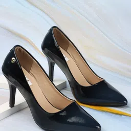 ELLE Pointed Toe Slim Heel Pumps-32
