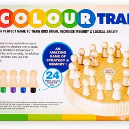 game phactory Colour Trap Strategy & Memory Game for Kids, Memory Matchstick Chess Game image 2