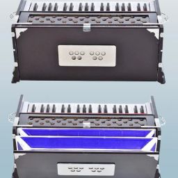 Wooden By Professional FOLDING SUPER SOUND QUALAITY Colour Mahogany 3.2 Octave Hand Pumped Harmonium-12